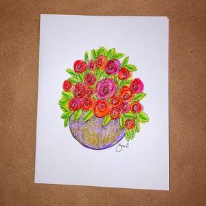 Original Artwork Blank Note Card
